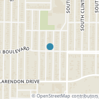 Map location of 839 S Windomere Ave, Dallas TX 75208