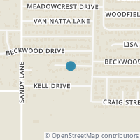 Map location of 7424 Sandywoods Court, Fort Worth, TX 76112