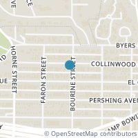Map location of 5501 Collinwood Ave, Fort Worth TX 76107