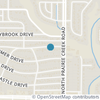 Map location of 8908 Grovecrest Drive, Dallas, TX 75217