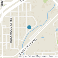 Map location of 806 S Storey Street, Dallas, TX 75203