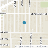 Map location of 2217 Ashland Ave, Fort Worth TX 76107