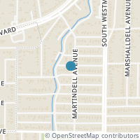 Map location of 3407 Gibsondell Ave, Dallas TX 75211