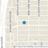 Map location of 925 E Hattie Street, Fort Worth, TX 76104