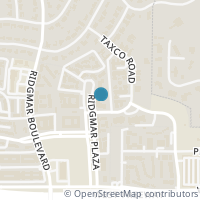 Map location of 2301 Ridgmar Plaza #18, Fort Worth, TX 76116