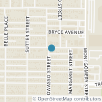 Map location of 3737 Byers Ave, Fort Worth TX 76107