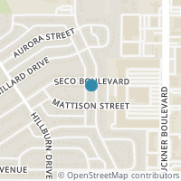 Map location of 1515 Prichard Lane, Dallas, TX 75217