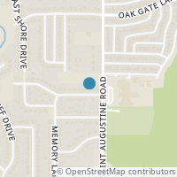 Map location of 9537 Musgrave Drive, Dallas, TX 75217