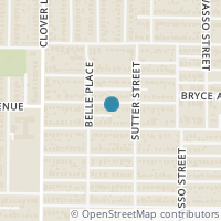 Map location of 3921 Bryce Ave, Fort Worth TX 76107
