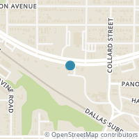 Map location of 3117 Panola Avenue, Fort Worth, TX 76103