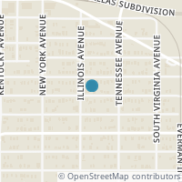 Map location of 1111 E Tucker Street, Fort Worth, TX 76104