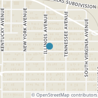 Map location of 1105 E Tucker Street, Fort Worth, TX 76104