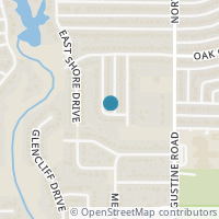 Map location of 1626 Bending Oaks, Dallas, TX 75217