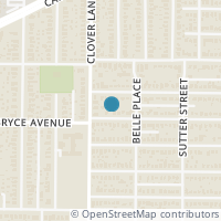 Map location of 4020 Bryce Ave, Fort Worth TX 76107