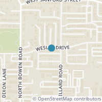 Map location of 2317 Aldergate Drive, Arlington, TX 76012