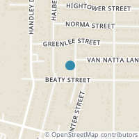Map location of 2728 Hunter Street, Fort Worth, TX 76112