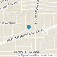 Map location of 718 Andrews Avenue, Cockrell Hill, TX 75211