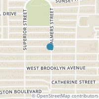 Map location of 2603 Gladstone Dr, Dallas TX 75211