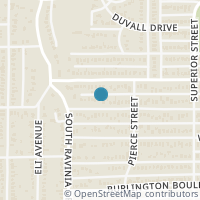 Map location of 2835 Gladstone Dr, Dallas TX 75211
