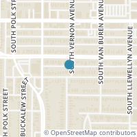 Map location of 517 S Vernon Ave, Dallas TX 75208