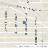 Map location of 1132 Stella Street, Fort Worth, TX 76104
