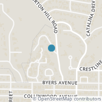 Map location of 5305 Quail Run Street, Fort Worth, TX 76107