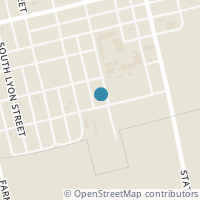 Map location of 411 S Church St, Roby TX 79543