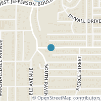 Map location of 2858 W 12Th St, Dallas TX 75211