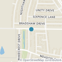 Map location of 2201 Halladay Trl, Fort Worth TX 76108