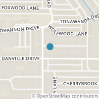 Map location of 8612 Stonehurst Street, Dallas, TX 75217