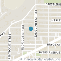 Map location of 4813 Lafayette Avenue, Fort Worth, TX 76107
