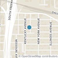 Map location of 914 E Broadway Avenue, Fort Worth, TX 76104