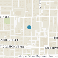 Map location of 410 N Pecan St #777, Arlington TX 76011