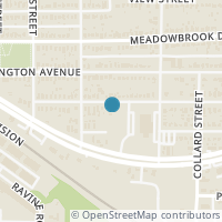 Map location of 3024 Mt Vernon Ave, Fort Worth TX 76103