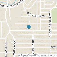Map location of 2829 W 12th Street, Dallas, TX 75211