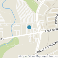 Map location of 1725 E Division Street, Arlington, TX 76011
