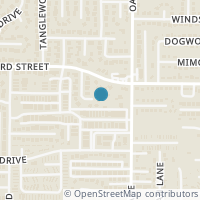 Map location of 601 Raintree Court, Arlington, TX 76012