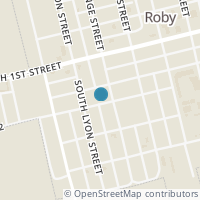 Map location of 505 W South 3Rd St, Roby TX 79543
