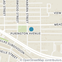 Map location of 2909 Purington Ave, Fort Worth TX 76103