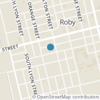 Map location of 409 W South 2Nd St, Roby TX 79543