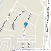 Map location of 338 S Army Avenue, Dallas, TX 75211