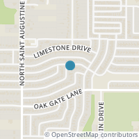 Map location of 9702 Glengreen, Dallas, TX 75217