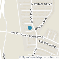 Map location of 9312 Marie Court, White Settlement, TX 76108