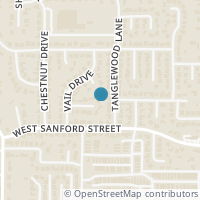 Map location of 2201 Vail Court, Arlington, TX 76012