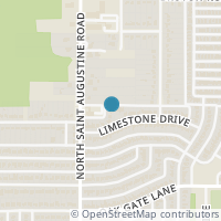 Map location of 9645 Limestone Dr, Dallas TX 75217