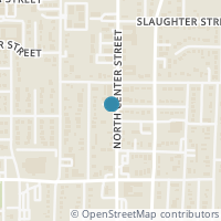 Map location of 706 N Center Street, Arlington, TX 76011