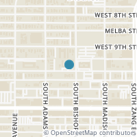 Map location of 427 W 10th Street #303, Dallas, TX 75208