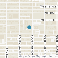 Map location of 427 W 10Th St #501, Dallas TX 75208
