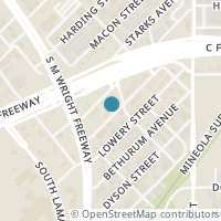 Map location of 2239 Anderson Street, Dallas, TX 75215