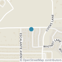 Map location of 7804 Whitney Lane, Fort Worth, TX 76112